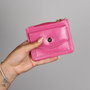 Zoozie Bags Billetera de Cuero Rosa